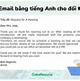 Tôi Vừa Gửi Email Cho Bạn Tiếng Anh Là Gì